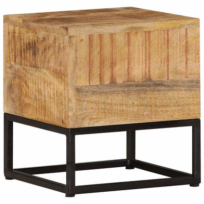Tavolino 30x30x33 cm in Legno di Mango Grezzo | homemem39