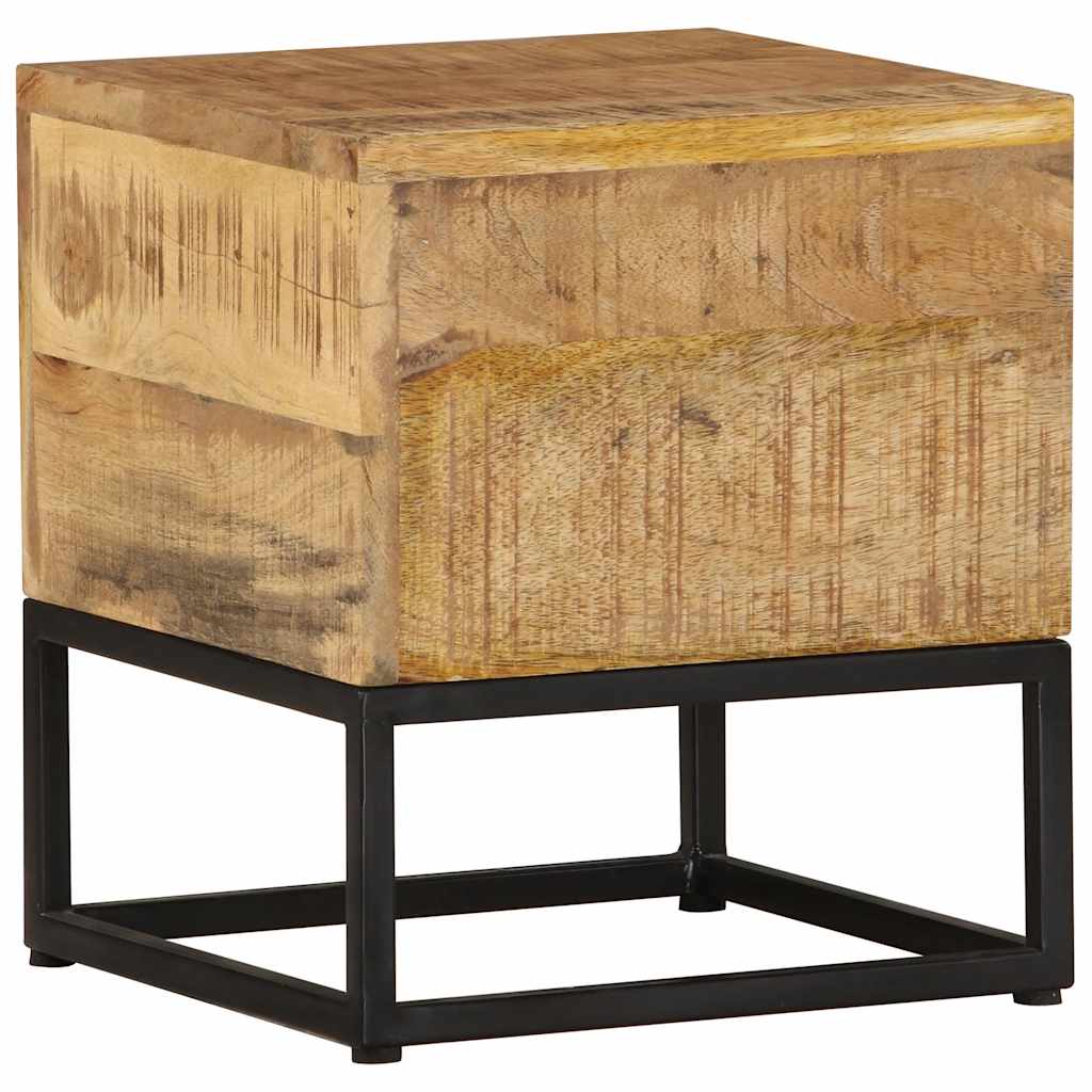 Tavolino 30x30x33 cm in Legno di Mango Grezzo | homemem39