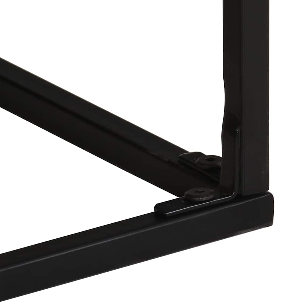 Tavolino da Salotto 68x68x41 cm in Legno di Mango Grezzo | homemem39