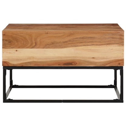 Tavolino da Salotto 68x68x41 cm in Legno Massello di Acacia | homemem39