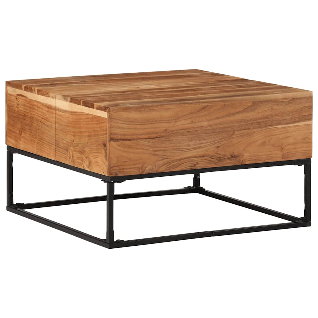 Tavolino da Salotto 68x68x41 cm in Legno Massello di Acacia | homemem39