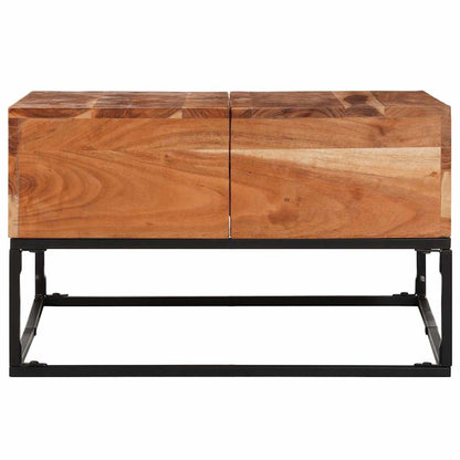 Tavolino da Salotto 68x68x41 cm in Legno Massello di Acacia | homemem39