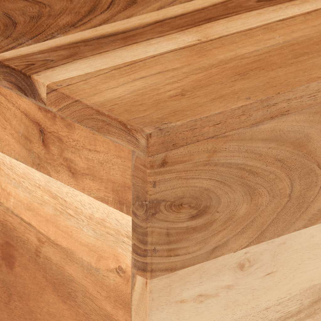 Tavolino da Salotto 68x68x41 cm in Legno Massello di Acacia | homemem39