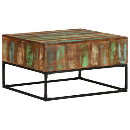 Tavolino da Salotto 68x68x41 cm in Legno Massello di Recupero | homemem39