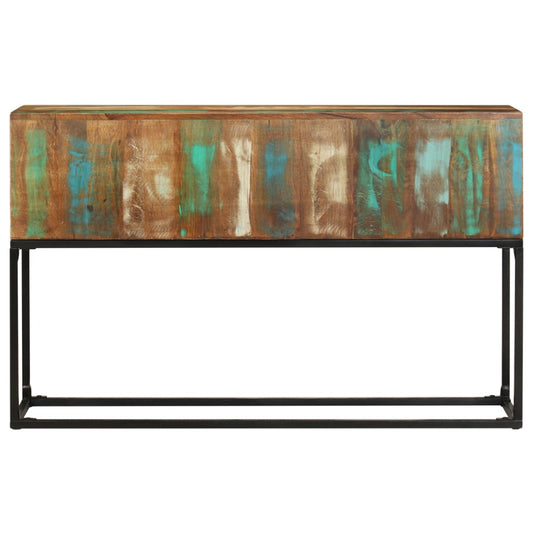 Tavolo Consolle 120x30x75 cm in Legno Massello di Recupero | homemem39