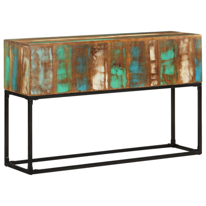 Tavolo Consolle 120x30x75 cm in Legno Massello di Recupero | homemem39
