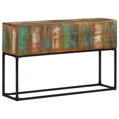 Tavolo Consolle 120x30x75 cm in Legno Massello di Recupero | homemem39