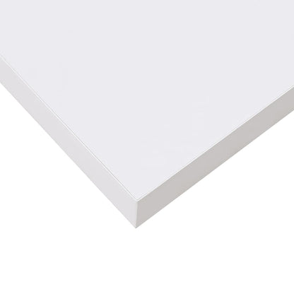 Scaffale a Parete Bianco Lucido 23x23,5x3,8 cm in MDF | homemem39