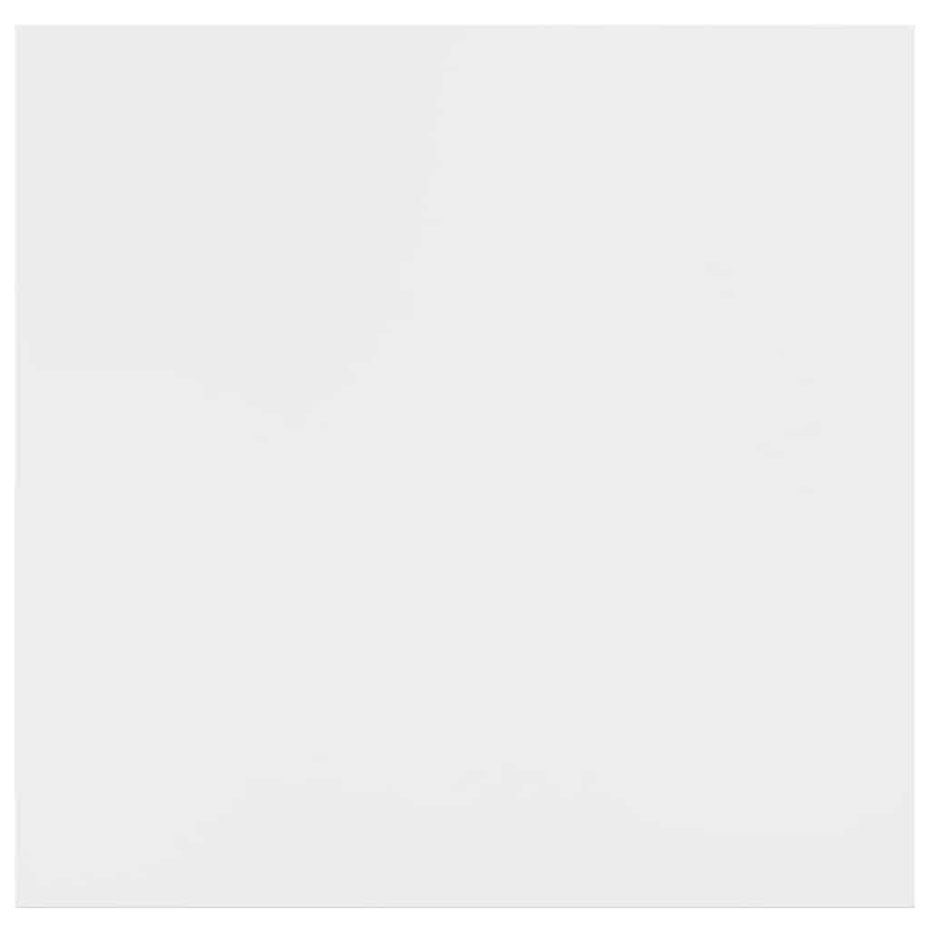 Scaffali a Parete 2 pz Bianco Lucido 23x23,5x3,8 cm in MDF | homemem39