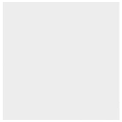 Scaffali a Parete 2 pz Bianco Lucido 23x23,5x3,8 cm in MDF