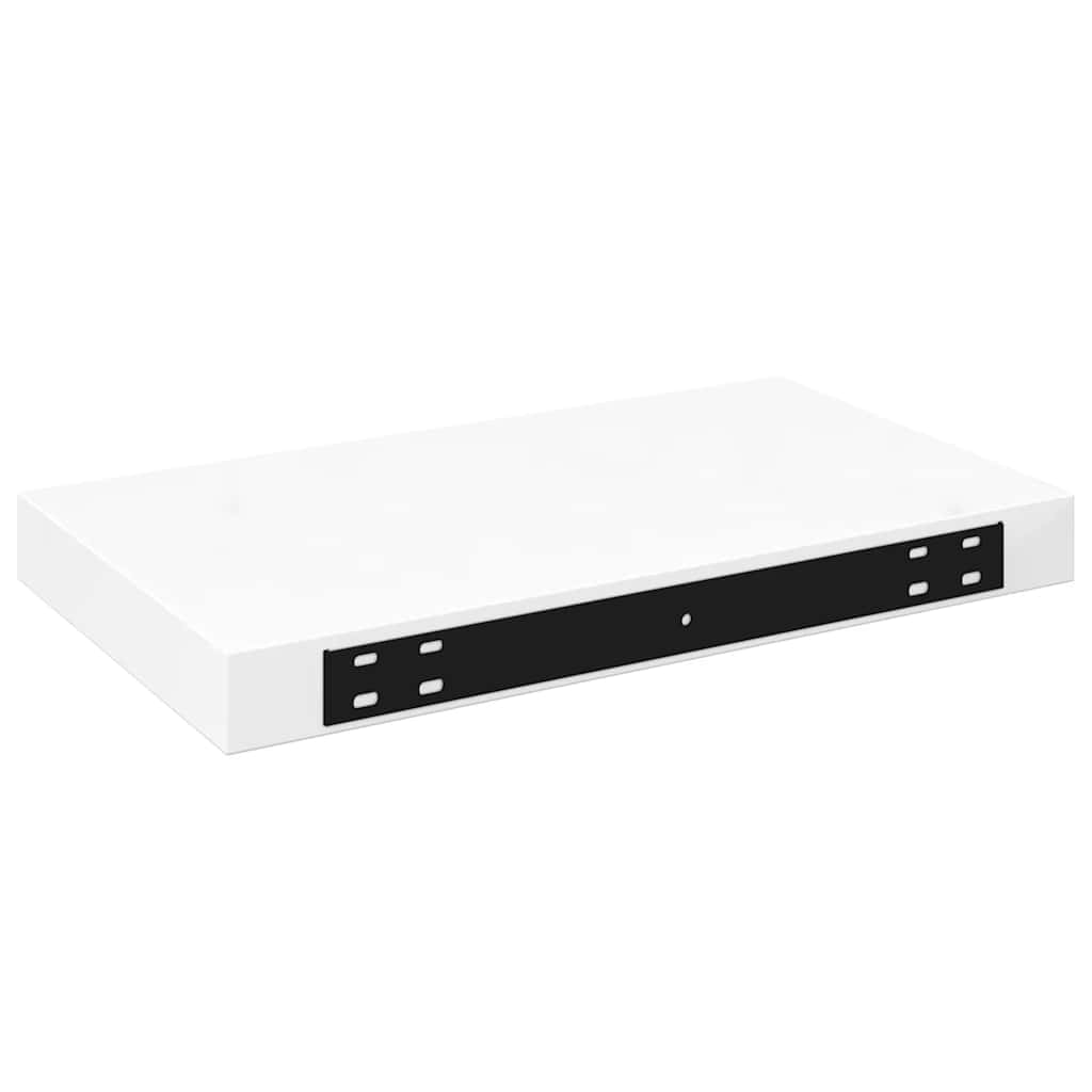 Scaffale a Parete Bianco Lucido 40x23,5x3,8 cm in MDF | homemem39