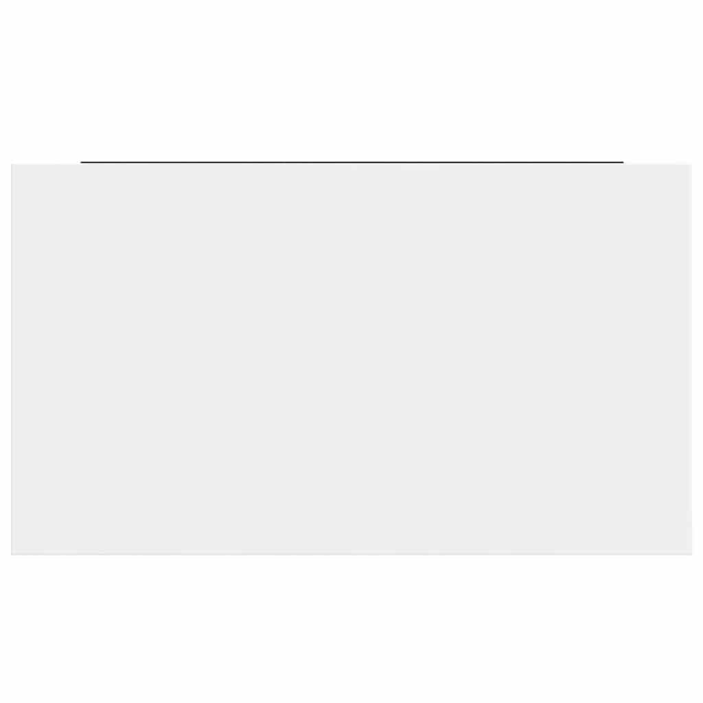 Scaffale a Parete Bianco Lucido 40x23,5x3,8 cm in MDF | homemem39