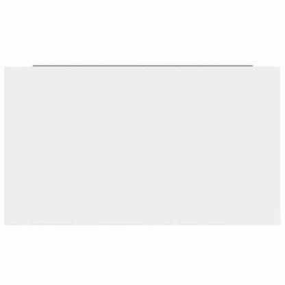 Scaffale a Parete Bianco Lucido 40x23,5x3,8 cm in MDF | homemem39