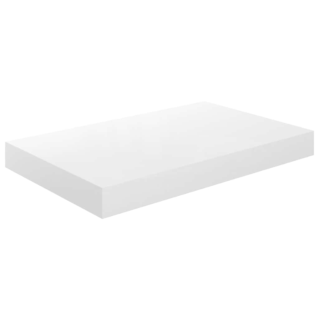 Scaffali a Parete 4 pz Bianco Lucido 40x23,5x3,8 cm in MDF | homemem39