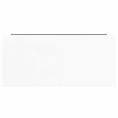 Scaffale a Parete Bianco Lucido 50x23,5x3,8 cm in MDF | homemem39