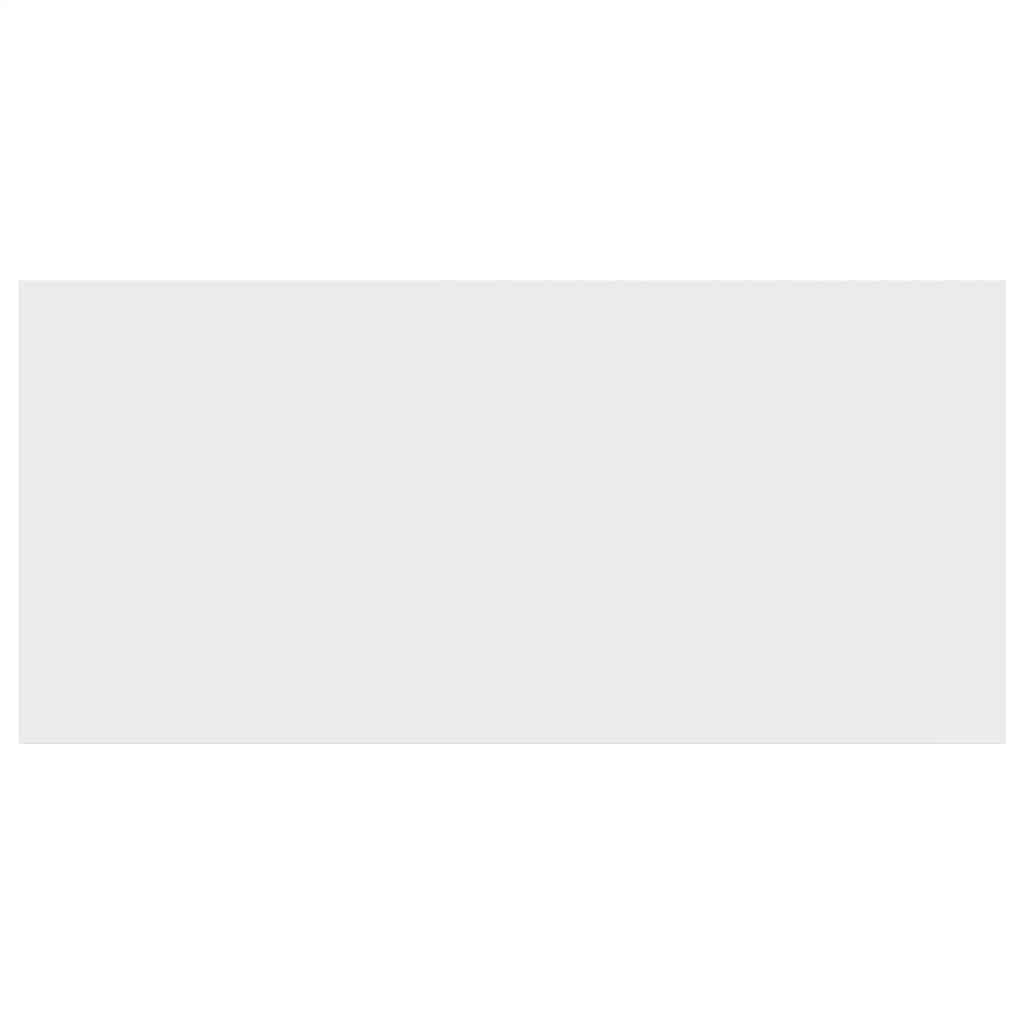 Scaffali a Parete 2 pz Bianco Lucido 50x23,5x3,8 cm in MDF | homemem39