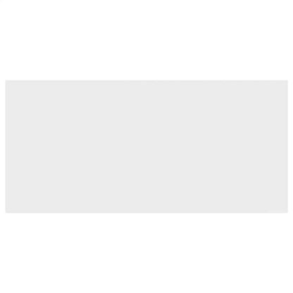 Scaffali a Parete 2 pz Bianco Lucido 50x23,5x3,8 cm in MDF | homemem39