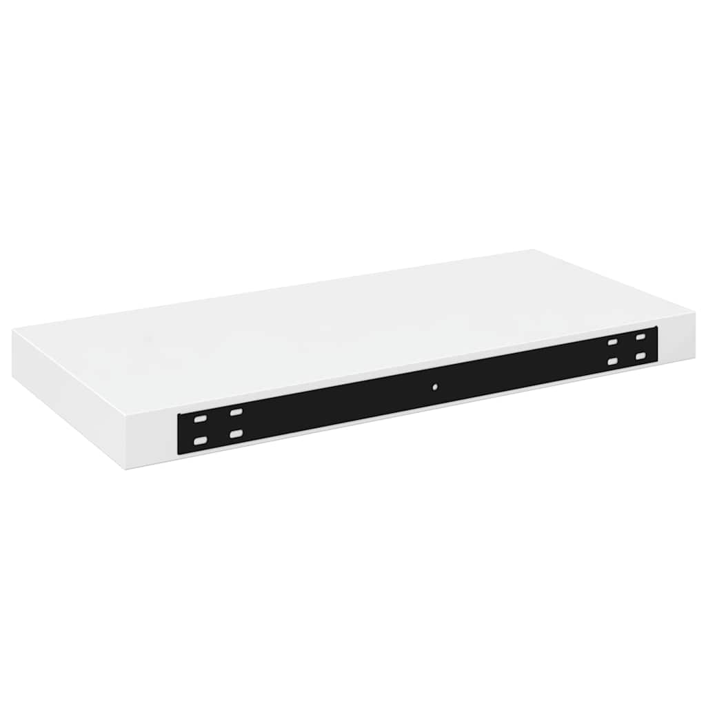 Scaffali a Parete 4 pz Bianco Lucido 50x23,5x3,8 cm in MDF | homemem39