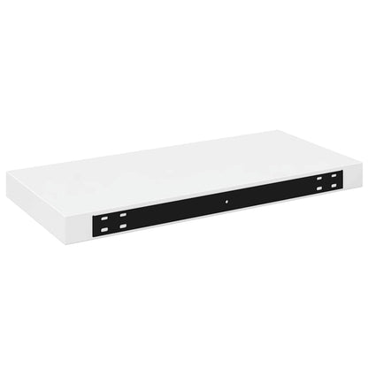 Scaffali a Parete 4 pz Bianco Lucido 50x23,5x3,8 cm in MDF | homemem39