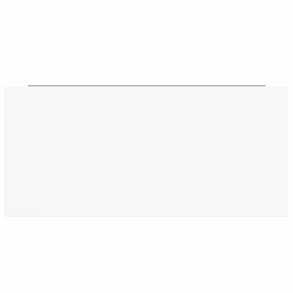 Scaffali a Parete 4 pz Bianco Lucido 50x23,5x3,8 cm in MDF | homemem39