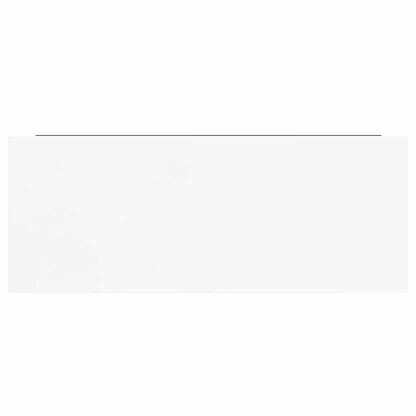 Scaffali a Parete 4 pz Bianco Lucido 60x23,5x3,8 cm in MDF