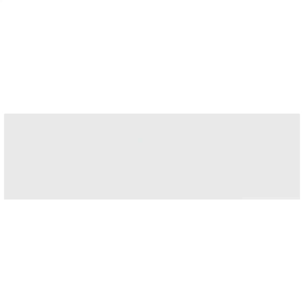 Scaffali a Parete 2 pz Bianco Lucido 80x23,5x3,8 cm in MDF | homemem39