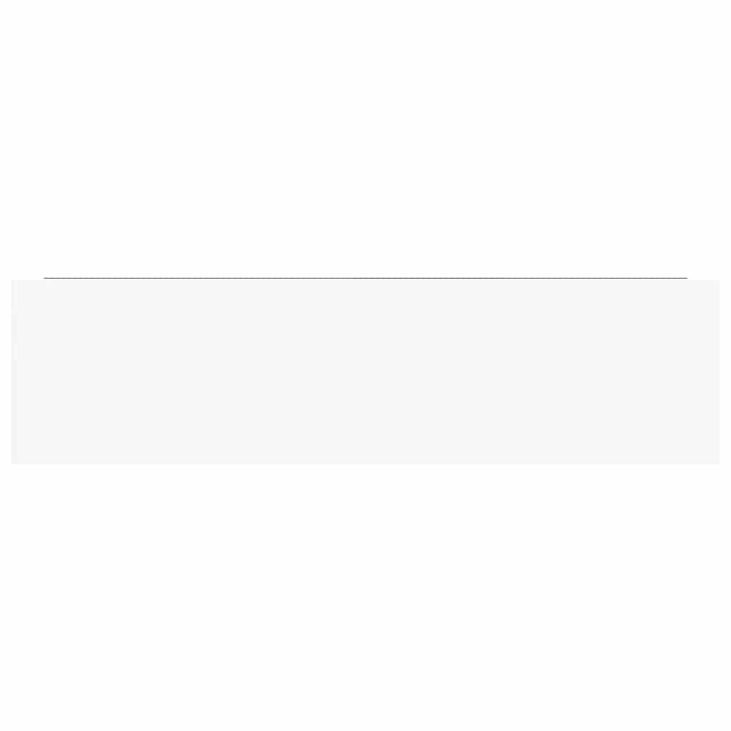 Scaffali a Parete 4 pz Bianco Lucido 23x23,5x3,8 cm in MDF | homemem39