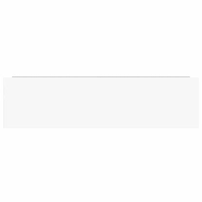 Scaffali a Parete 4 pz Bianco Lucido 23x23,5x3,8 cm in MDF | homemem39
