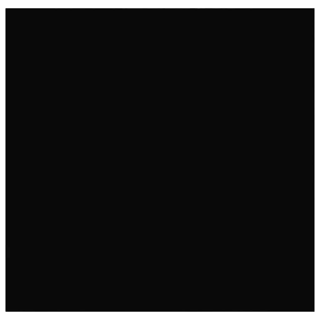 Scaffale a Parete Nero Lucido 23x23,5x3,8 cm in MDF | homemem39
