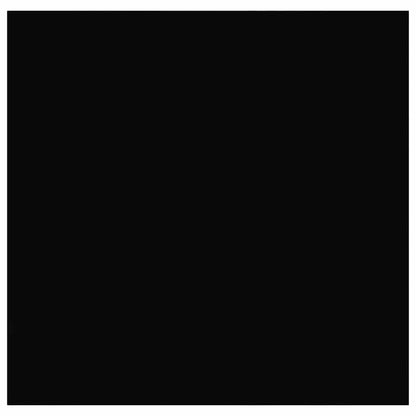 Scaffale a Parete Nero Lucido 23x23,5x3,8 cm in MDF | homemem39