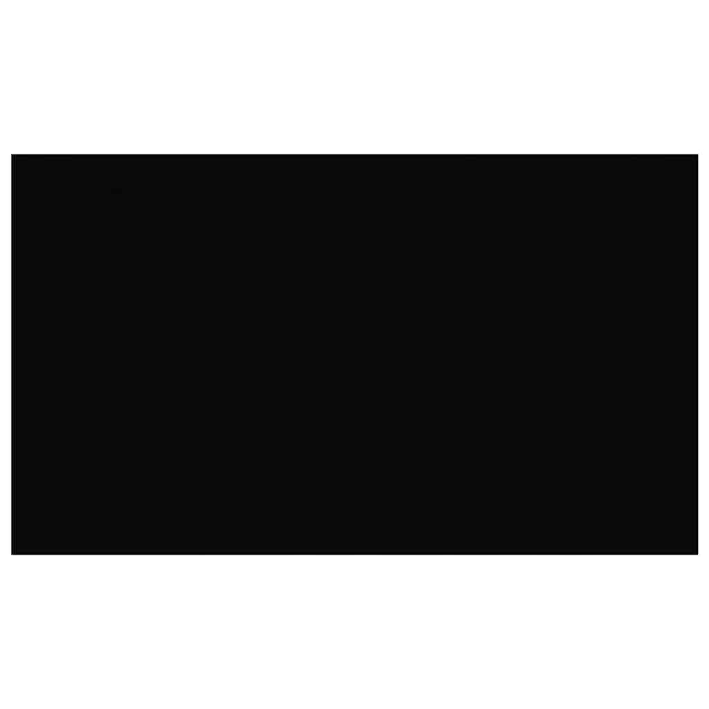 Scaffale a Parete Nero Lucido 40x23,5x3,8 cm in MDF | homemem39