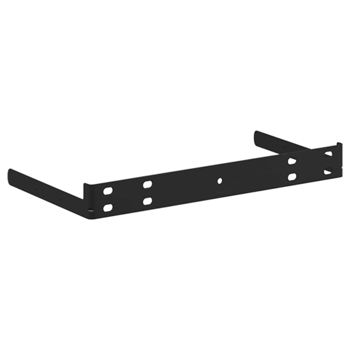 Scaffali a Parete 4 pz Nero Lucido 60x23,5x3,8 cm in MDF