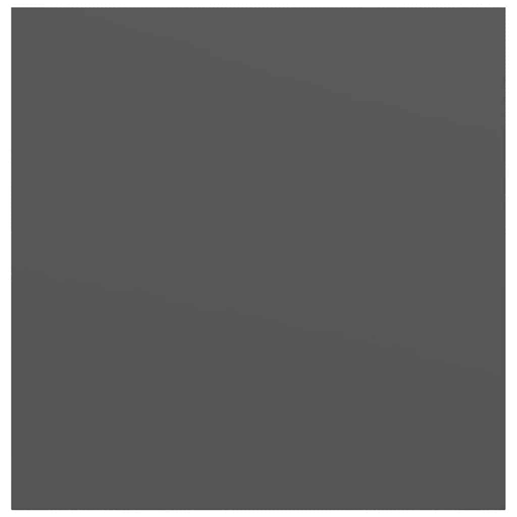 Scaffale a Parete Grigio Lucido 23x23,5x3,8 cm in MDF | homemem39