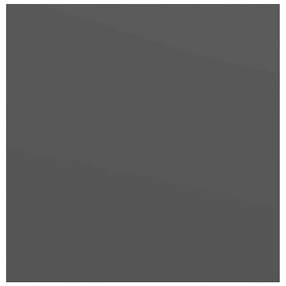 Scaffale a Parete Grigio Lucido 23x23,5x3,8 cm in MDF | homemem39