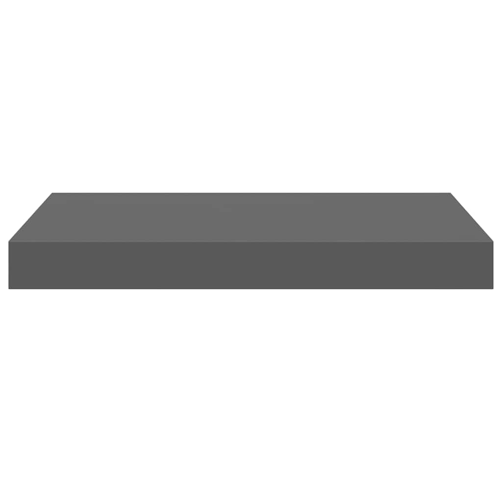 Scaffali a Parete 4 pz Grigio Lucido 40x23,5x3,8 cm in MDF | homemem39