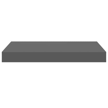 Scaffali a Parete 4 pz Grigio Lucido 40x23,5x3,8 cm in MDF | homemem39