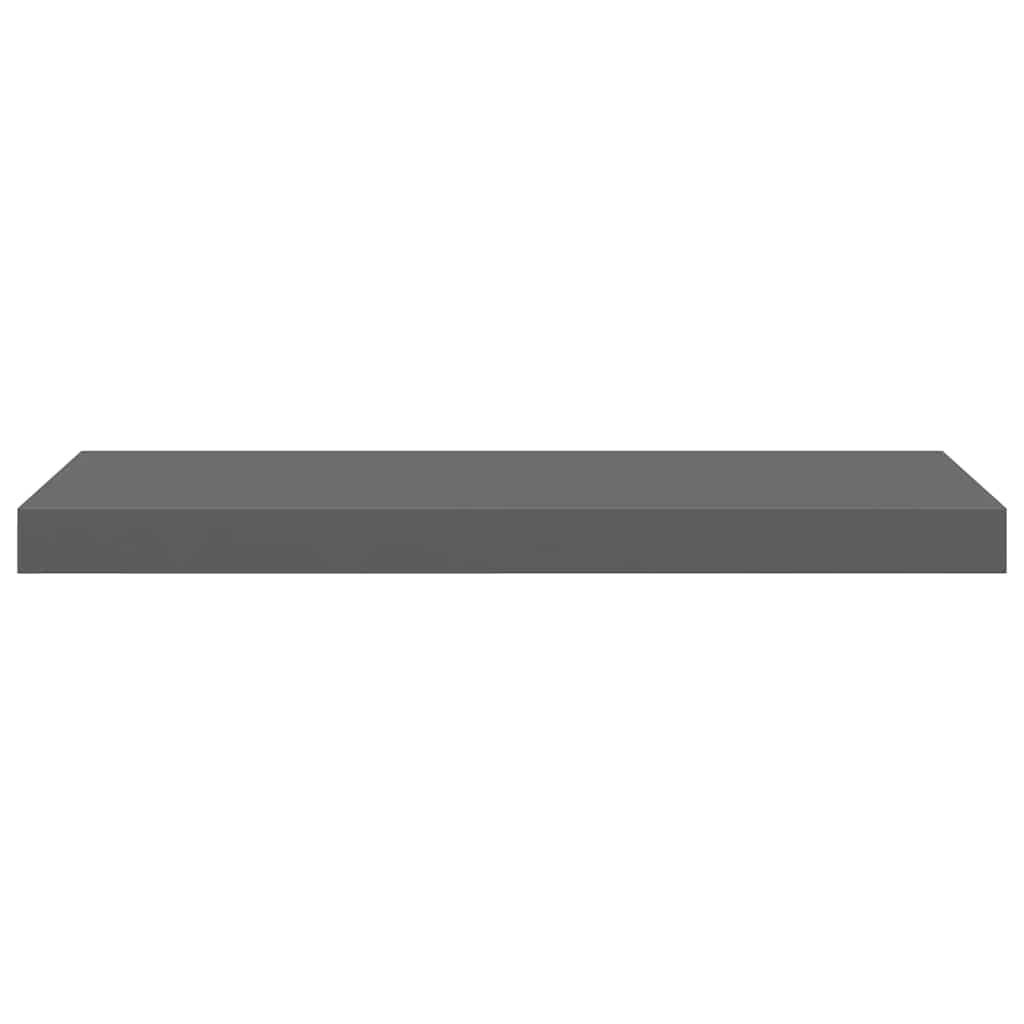 Scaffali a Parete 4 pz Grigio Lucido 60x23,5x3,8 cm in MDF | homemem39