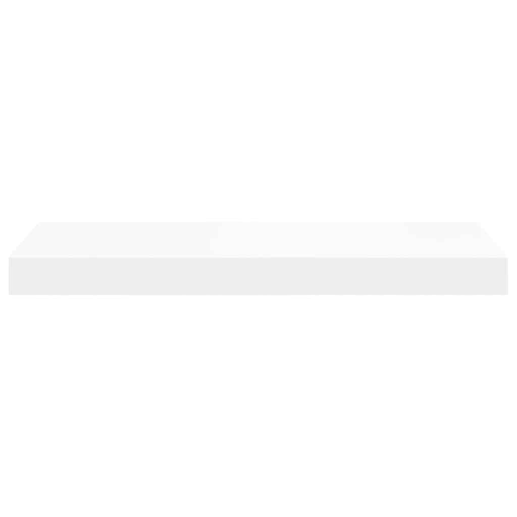 Scaffale a Parete Bianco 50x23,5x3,8 cm in MDF | homemem39