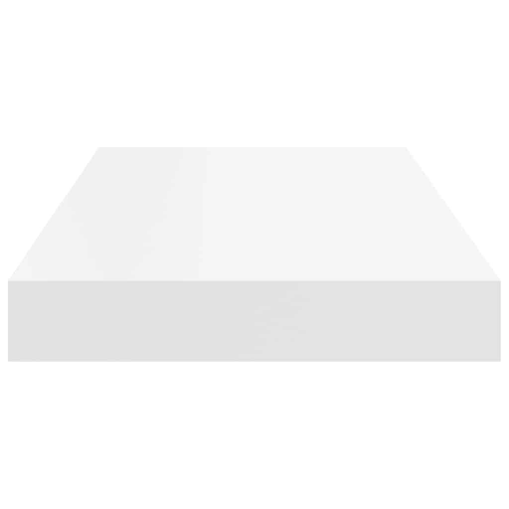 Scaffali a Parete 4 pz Bianchi 50x23,5x3,8 cm in MDF