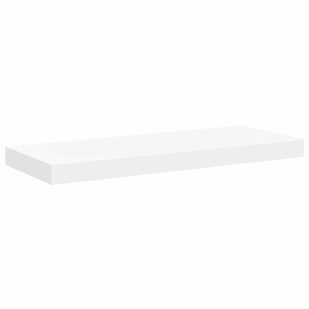Scaffale a Parete Bianco 60x23,5x3,8 cm in MDF