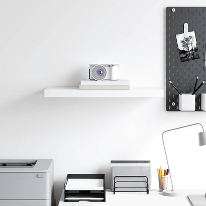 Scaffale a Parete Bianco 60x23,5x3,8 cm in MDF | homemem39