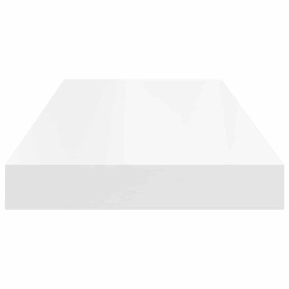 Scaffale a Parete Bianco 60x23,5x3,8 cm in MDF