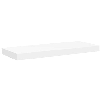 Scaffali a Parete 2 pz Bianchi 60x23,5x3,8 cm in MDF | homemem39