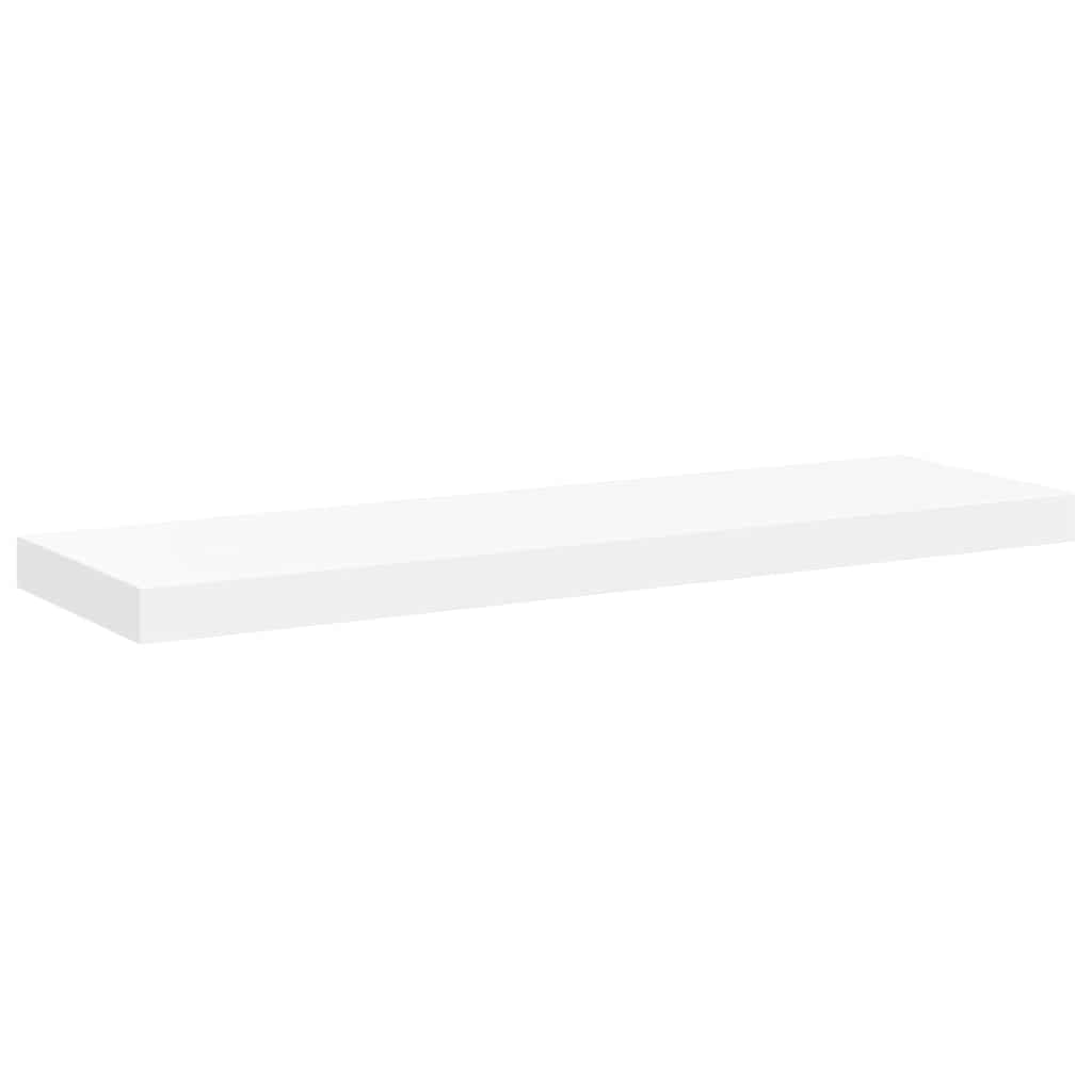 Scaffale a Parete Bianco 80x23,5x3,8 cm in MDF | homemem39