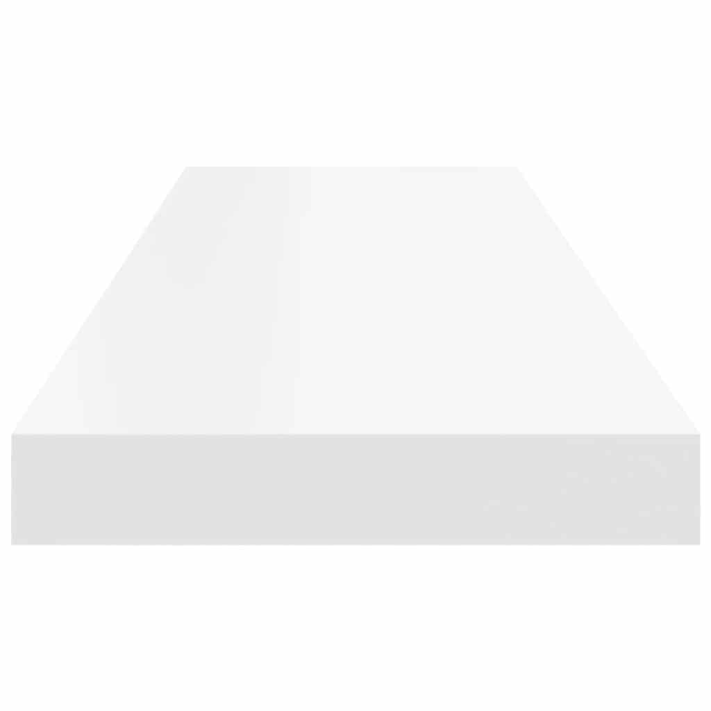 Scaffale a Parete Bianco 80x23,5x3,8 cm in MDF | homemem39