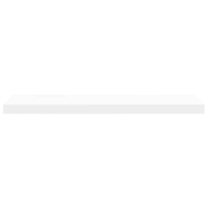 Scaffali a Parete 2 pz Bianchi 80x23,5x3,8 cm in MDF | homemem39