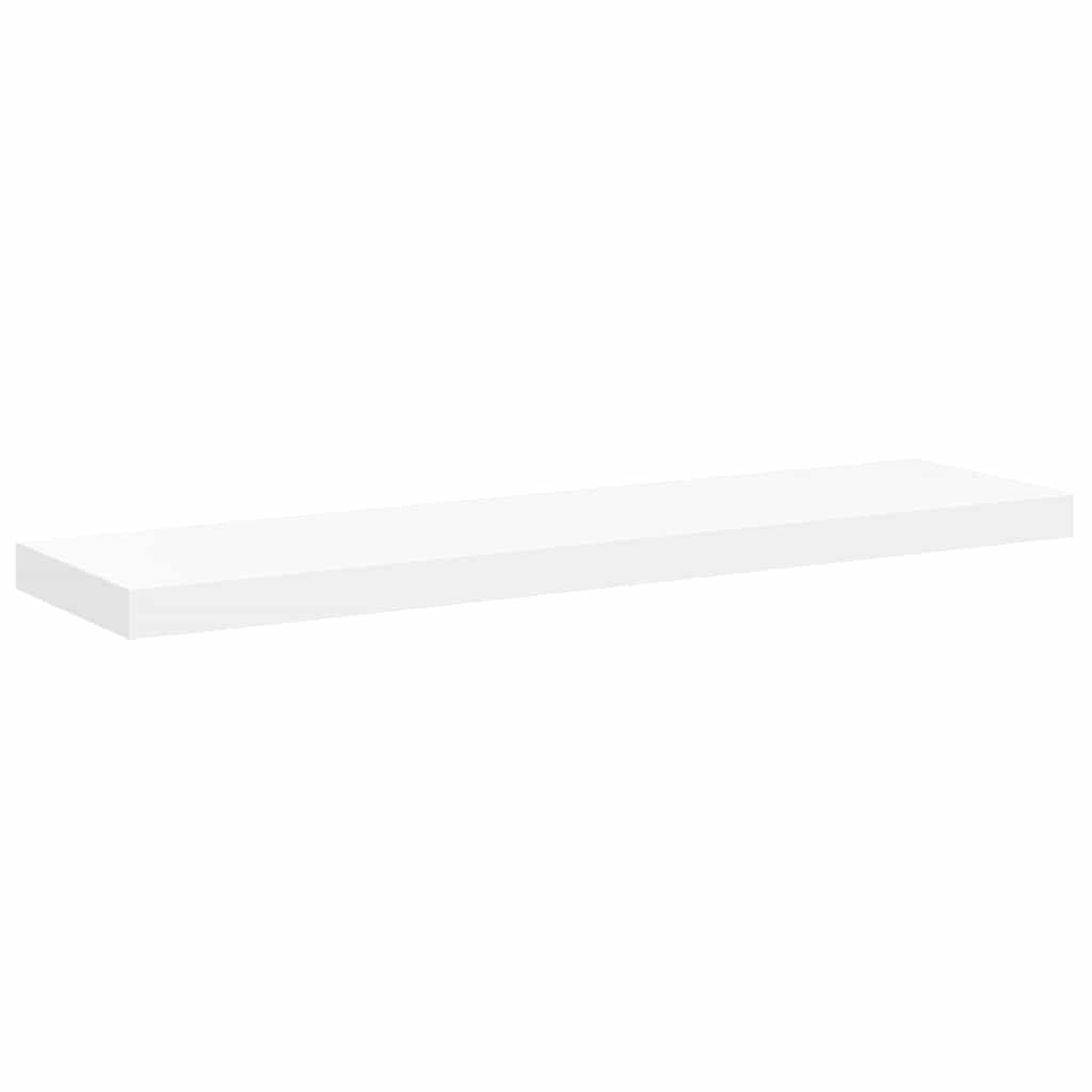 Scaffale a Parete Bianco 90x23,5x3,8 cm in MDF | homemem39
