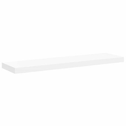 Scaffale a Parete Bianco 90x23,5x3,8 cm in MDF | homemem39