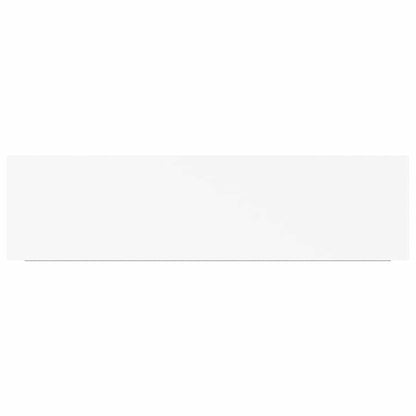 Scaffale a Parete Bianco 90x23,5x3,8 cm in MDF | homemem39