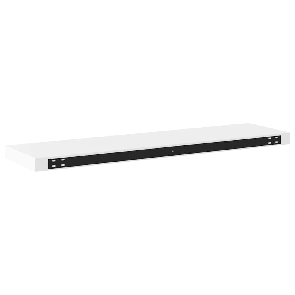 Scaffali a Parete 2 pz Bianchi 90x23,5x3,8 cm in MDF | homemem39